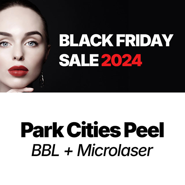 Purchase a Park Cities Peel (BBL +20 micron microlaserpeel), receive a FREE CO2 Face mask kit